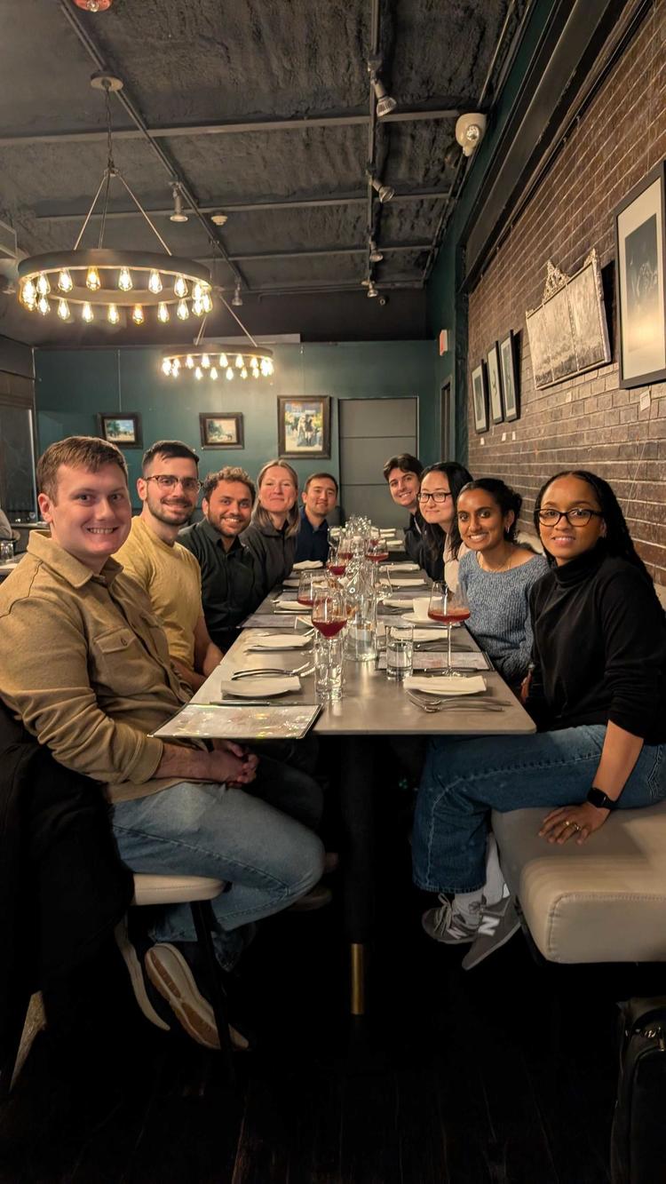 Welcome Dinner for Dominic