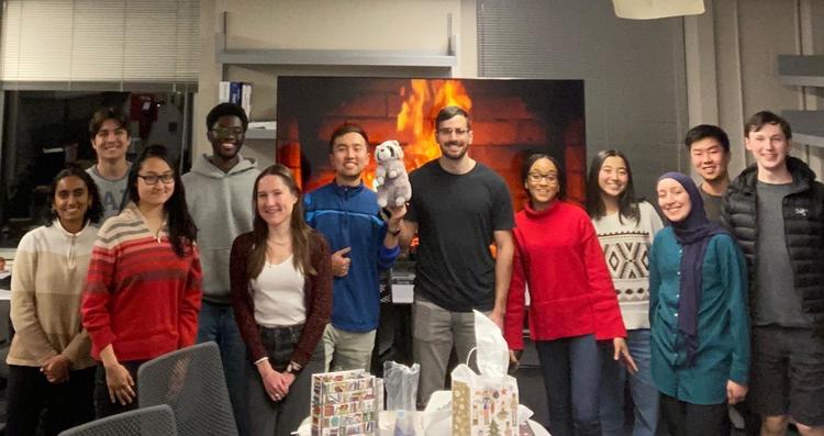 First holiday party 