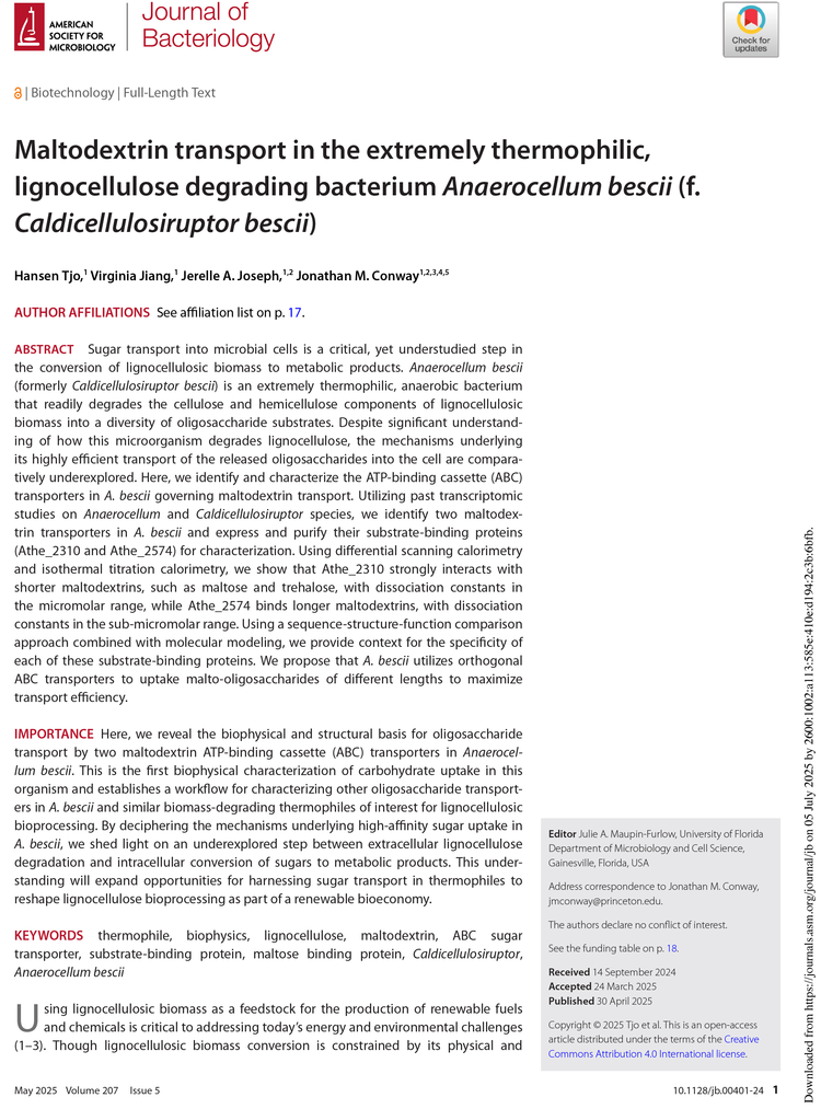 2025 Tjo JBacteriol